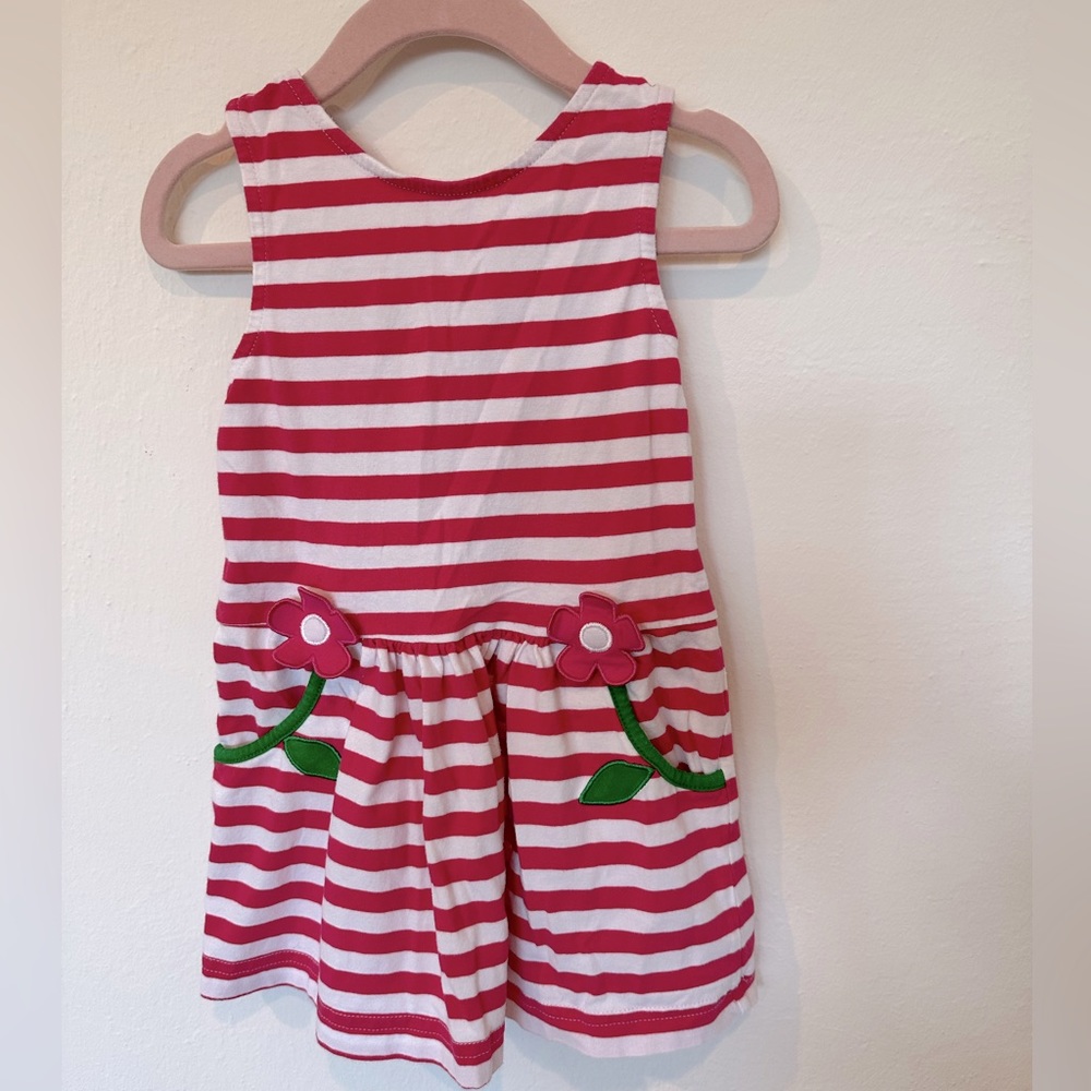 Florence Eiseman Pink Stripe Dress 3T